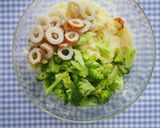 滑らかポテサラ♪ブロッコリーと竹輪作り方5写真