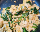 簡単！炒り豆腐＊ニラと卵の中華風＊作り方4写真