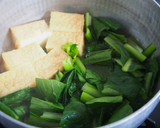 絹揚げと小松菜のあっさり煮♪煮るのは5分作り方3写真
