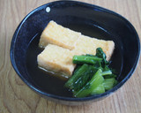 絹揚げと小松菜のあっさり煮♪煮るのは5分作り方4写真