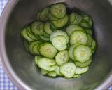 きゅうりと小松菜のナムル♪作り方1写真