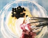 材料3つ！ブルーベリー レアチーズケーキ作り方4写真
