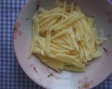 じゃが芋・しめじの梅酢あえ♪ツルツル食感作り方1写真