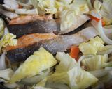 鮭のちゃんちゃん焼き♪あっさり醤油味♪作り方5写真