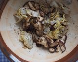 白菜・椎茸の黒ごま和え♪香ばし♪作り方2写真