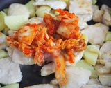 15分で!胸肉とじゃが芋のキムチ炒め♪作り方7写真