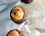 簡単!しいたけの丸焼き明太マヨ作り方2写真