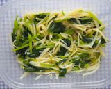 ほうれん草・じゃが芋のナムル♪ツルツル作り方4写真