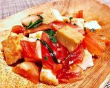 【3分カンタン】トマトと厚揚げの大葉あえ作り方3写真