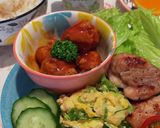 冷めても柔らかい！鶏胸肉のヘルシー肉団子作り方9写真
