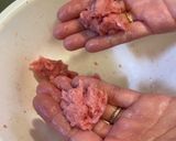 簡単倍速！肉団子、白玉等の丸め方！作り方1写真