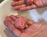 簡単倍速！肉団子、白玉等の丸め方！作り方3写真