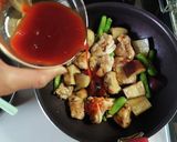 鶏と茄子の甘酢炒め作り方14写真