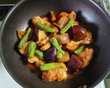 鶏と茄子の甘酢炒め作り方15写真