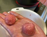 簡単倍速！肉団子、白玉等の丸め方！作り方5写真