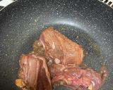 スペアリブの赤ワイン煮込焼き作り方3写真