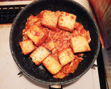簡単☆キムチと厚揚げのチーズ焼き作り方2写真