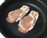ポークソテーのチーズフォンデュソース作り方3写真