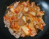 簡単♪ 豚キムチ麻婆豆腐作り方2写真
