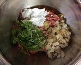 肉団子のもち米蒸し作り方3写真