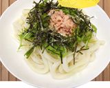 ツナとごまの冷やしうどん【めんのマルニ】作り方3写真