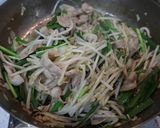 豚バラのさっぱりにらもやしポン酢炒め作り方4写真