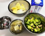 そら豆ポタージュ作り方1写真