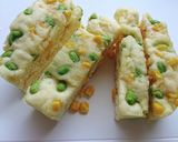 レンジで４分コーンと枝豆のチーズ蒸しパン作り方4写真