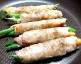 いんげんと人参の豚バラ巻き の 照り焼き作り方6写真