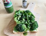 緑野菜のチーズフォンデュトースト作り方15写真
