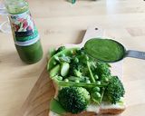 緑野菜のチーズフォンデュトースト作り方14写真