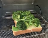 緑野菜のチーズフォンデュトースト作り方12写真