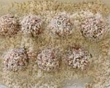 肉団子のもち米蒸し作り方4写真