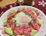 マグロタタキアボカド山かけ温玉素麺or丼作り方13写真