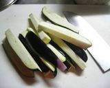 担々ごま鍋の素で、担々ごま味噌ナス♪作り方1写真