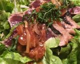 カツオのたたき☆にんにく梅だれ作り方7写真