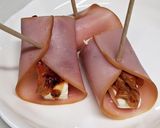 キムチとクリームチーズのくるっとおつまみ作り方4写真