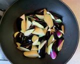 なすとひき肉のピリ辛そうめん作り方3写真