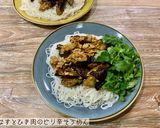 なすとひき肉のピリ辛そうめん作り方9写真