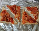 速攻おつまみ！　キムチ―ズ厚揚げ作り方2写真
