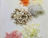 お手頃！ステーキスパイスでスパイシー炒飯作り方1写真