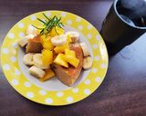 プロテインチョコバナナケーキ作り方10写真
