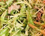 キャンプで水菜のチヂミ作り方3写真