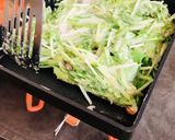 キャンプで水菜のチヂミ作り方4写真