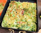 キャンプで水菜のチヂミ作り方5写真