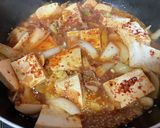豚バラと豆腐の韓国煮作り方4写真
