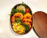 のっけ弁当(海老のソテー)作り方1写真