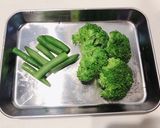 【簡単】彩り夏野菜のジェノベーゼパスタ作り方1写真