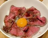 バルサミコ酢が香るローストビーフ丼作り方15写真