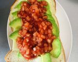 サルサで♬メキシカンなアボカドトースト作り方3写真